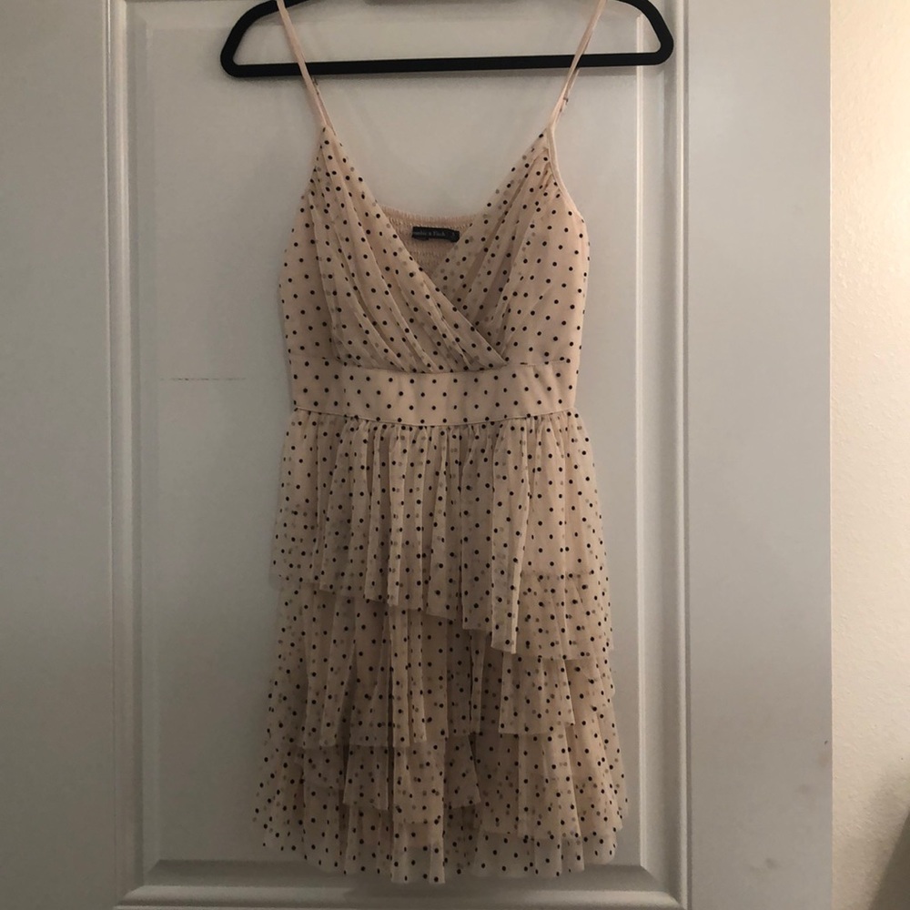 Polka dot mini dress